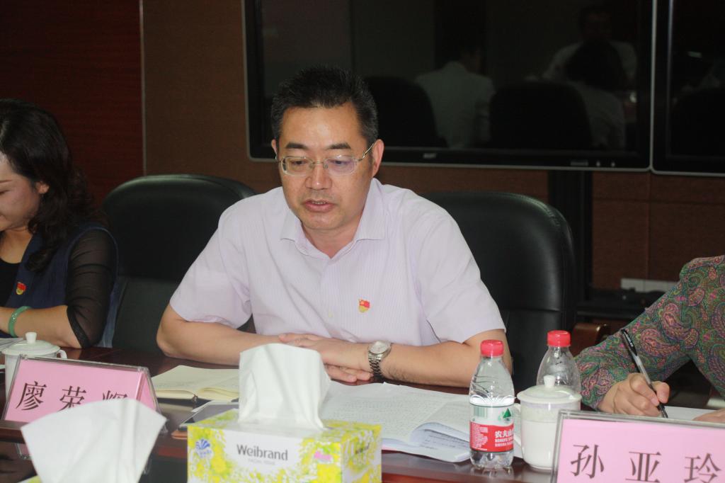 省委教育工委组织处廖荣辉处长作重要讲话 williamhill中国官网